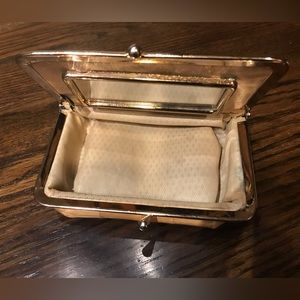 Vintage Eel skin cosmetic coin purse.